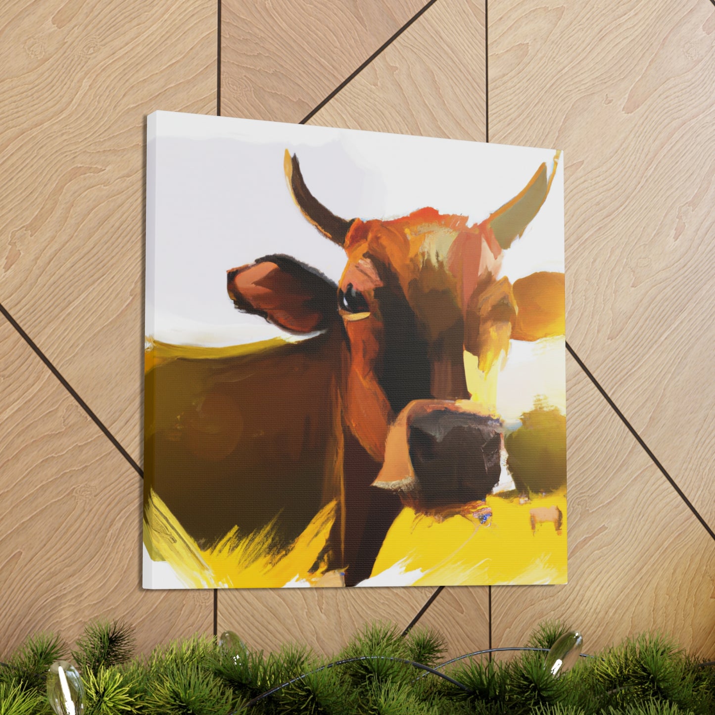 Pastoral Bovine Beauty - Canvas