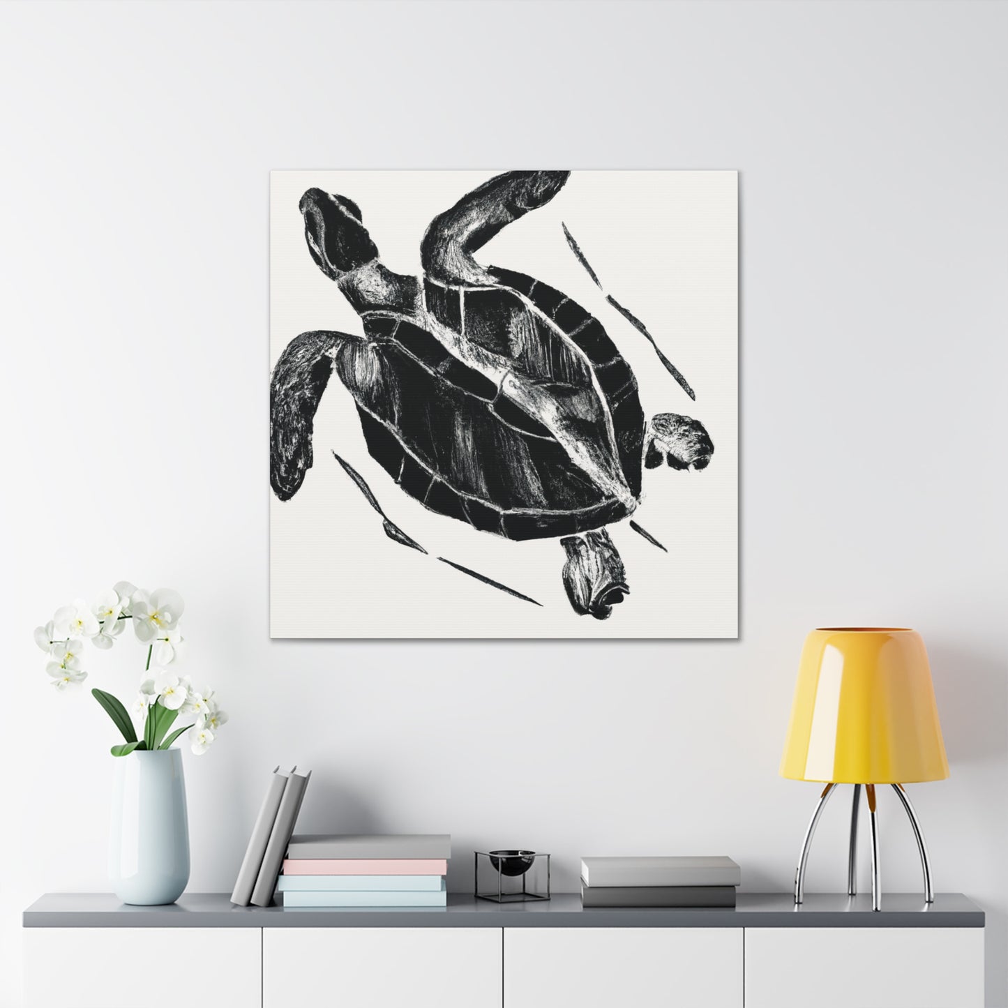 "Sea Turtle's Solitude" - Canvas