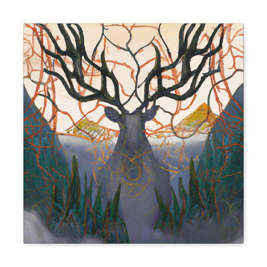 "The Majestic Elk Scene" - Canvas