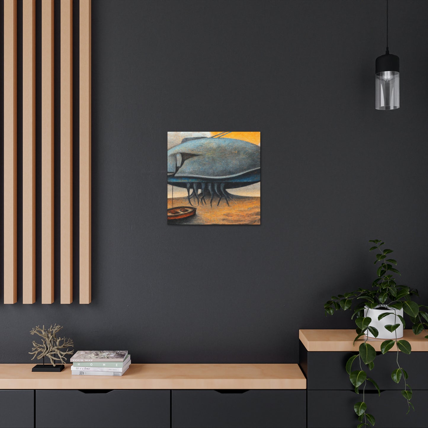 Bass Fishing Dreamscape - Canvas