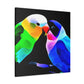 Lovebirds in Moonlight - Canvas