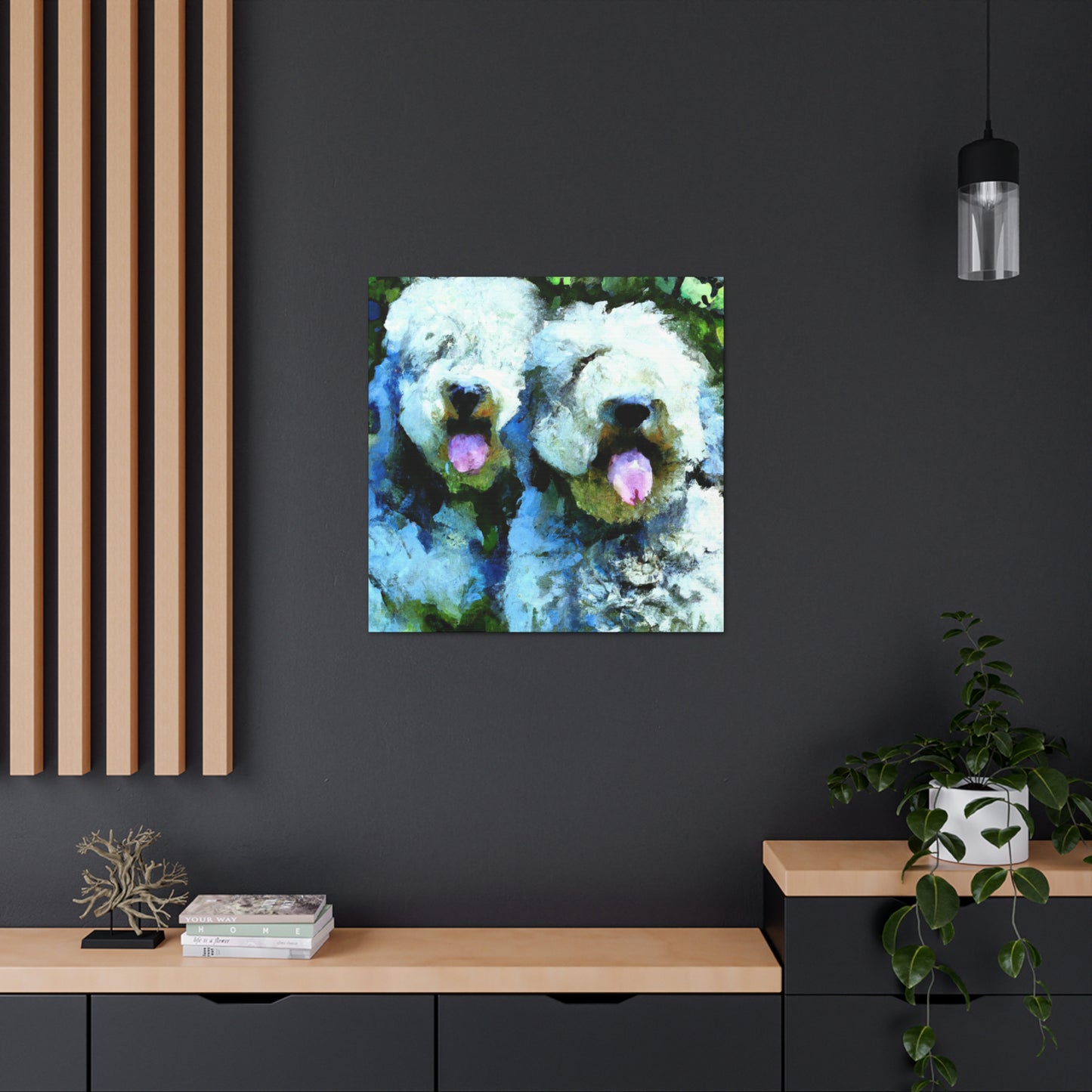 Old English Sheepdog Beauty - Canvas