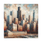 "Urban Symphony Unveiled" - Canvas