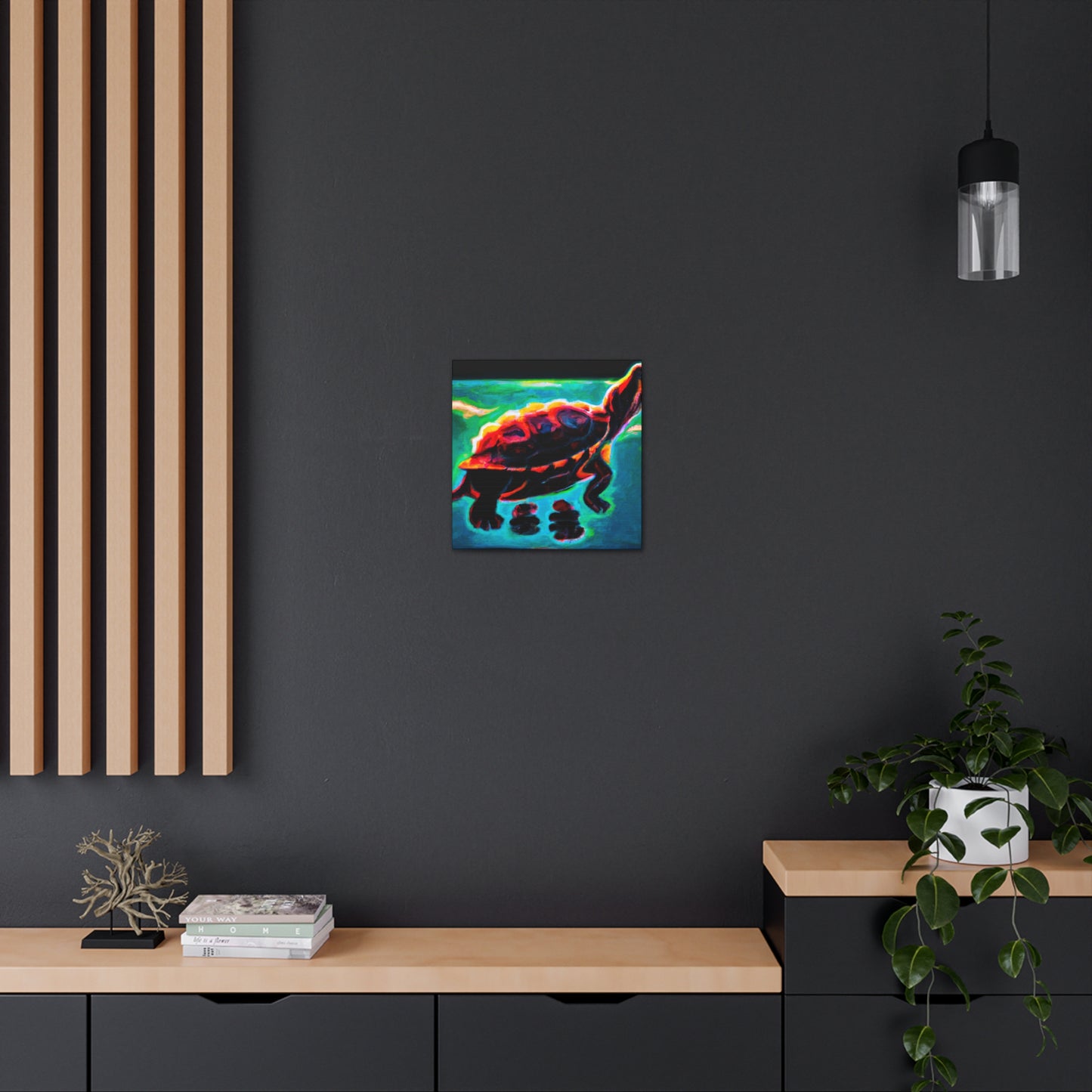 "Turtle of Art Deco" - Canvas