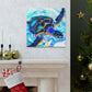 Sea Turtle Mural. - Canvas