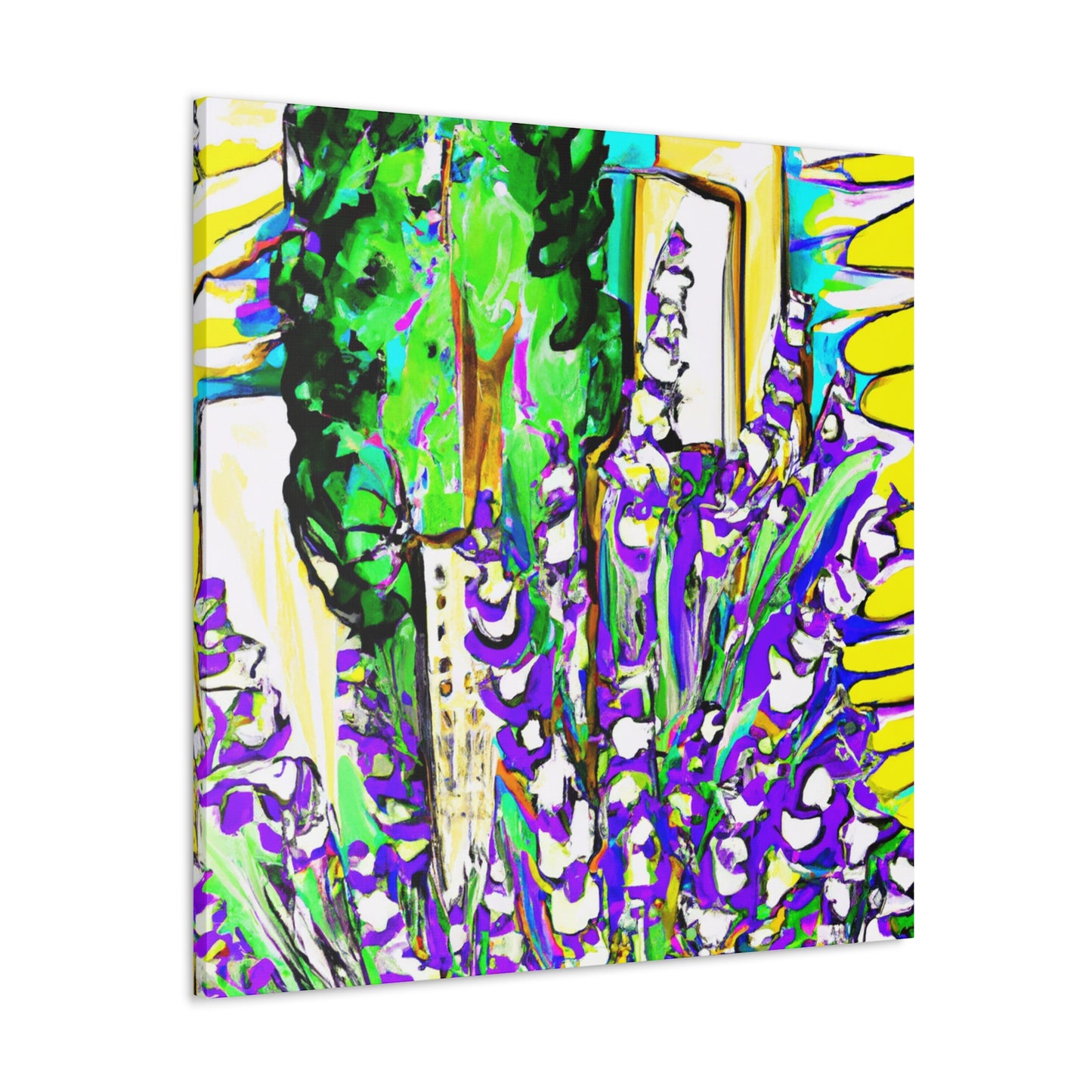 Lavender in Moonlight - Canvas