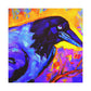 "Crow in Technicolor Dream" - Canvas