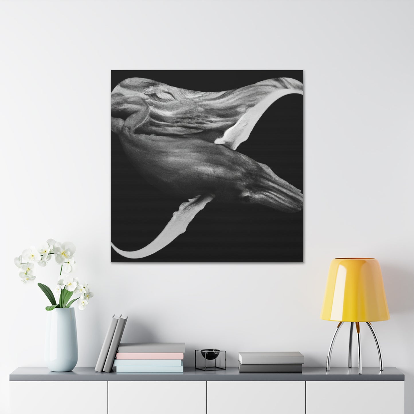 "Humpback Whale Symphony" - Canvas