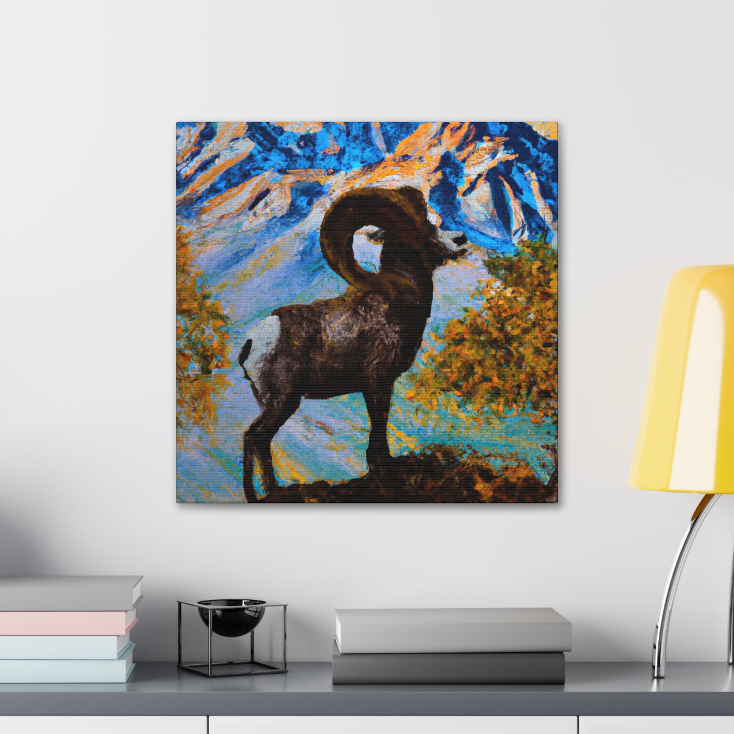 "Big Horn Majesty" - Canvas