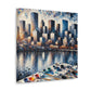 "Dotted Denver Dreamscape" - Canvas