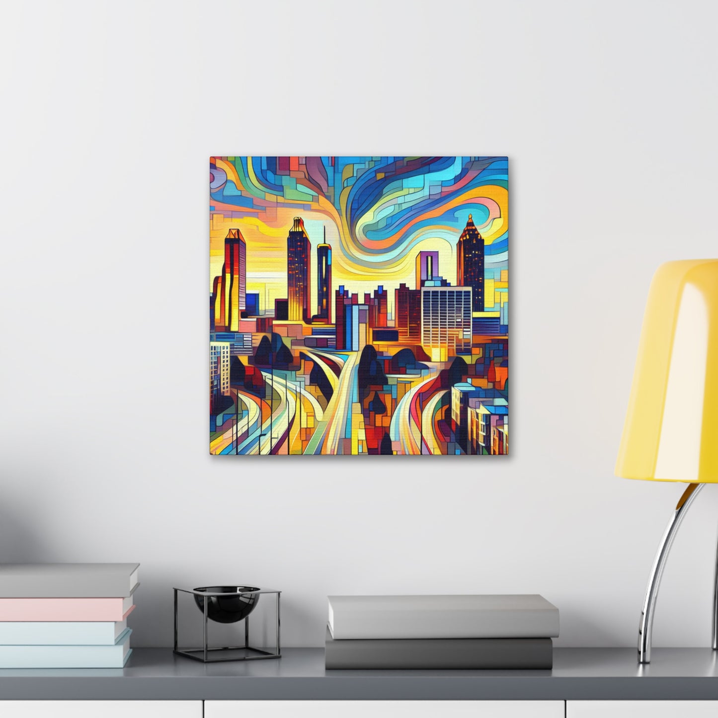 Peachtree Ascending Skyscrapers - Canvas