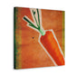 "Carrot in Art Deco" - Canvas