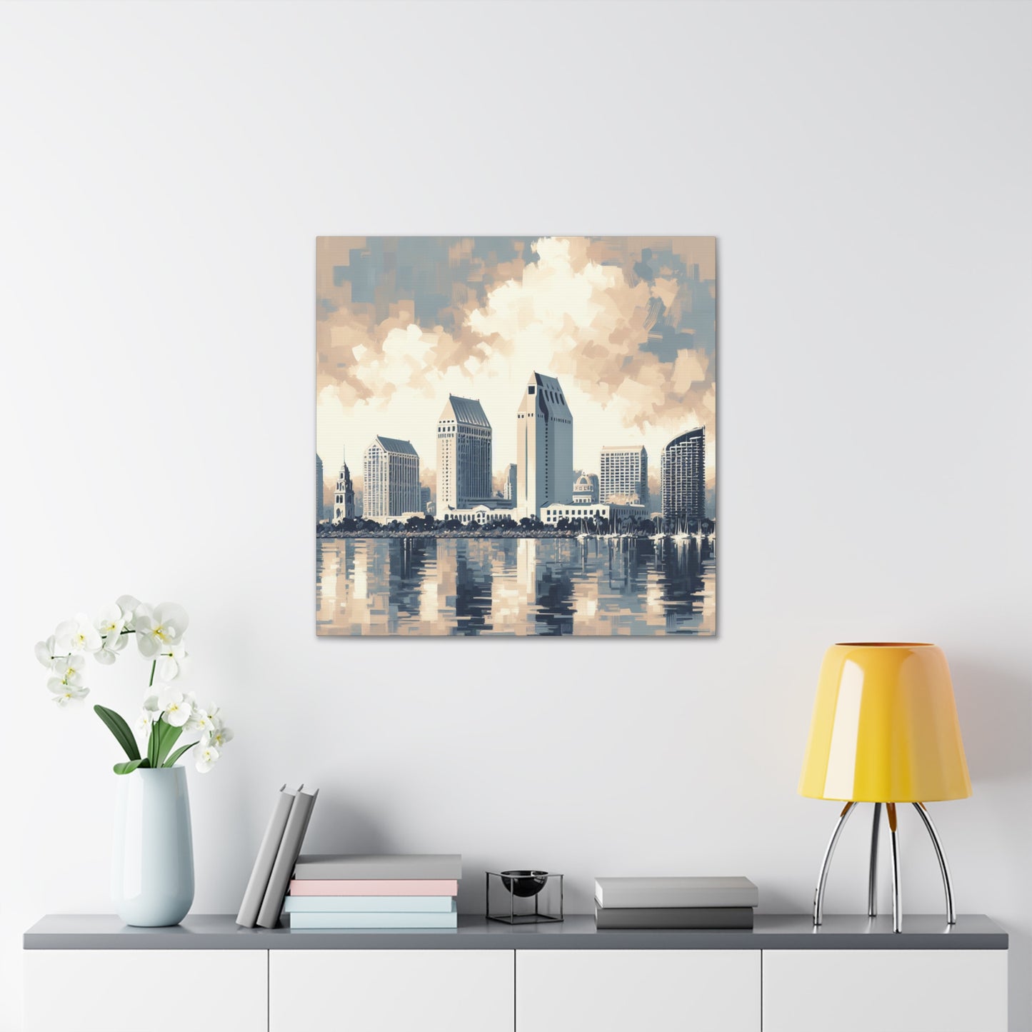 "Seaside Serenity: San Diego" - Canvas