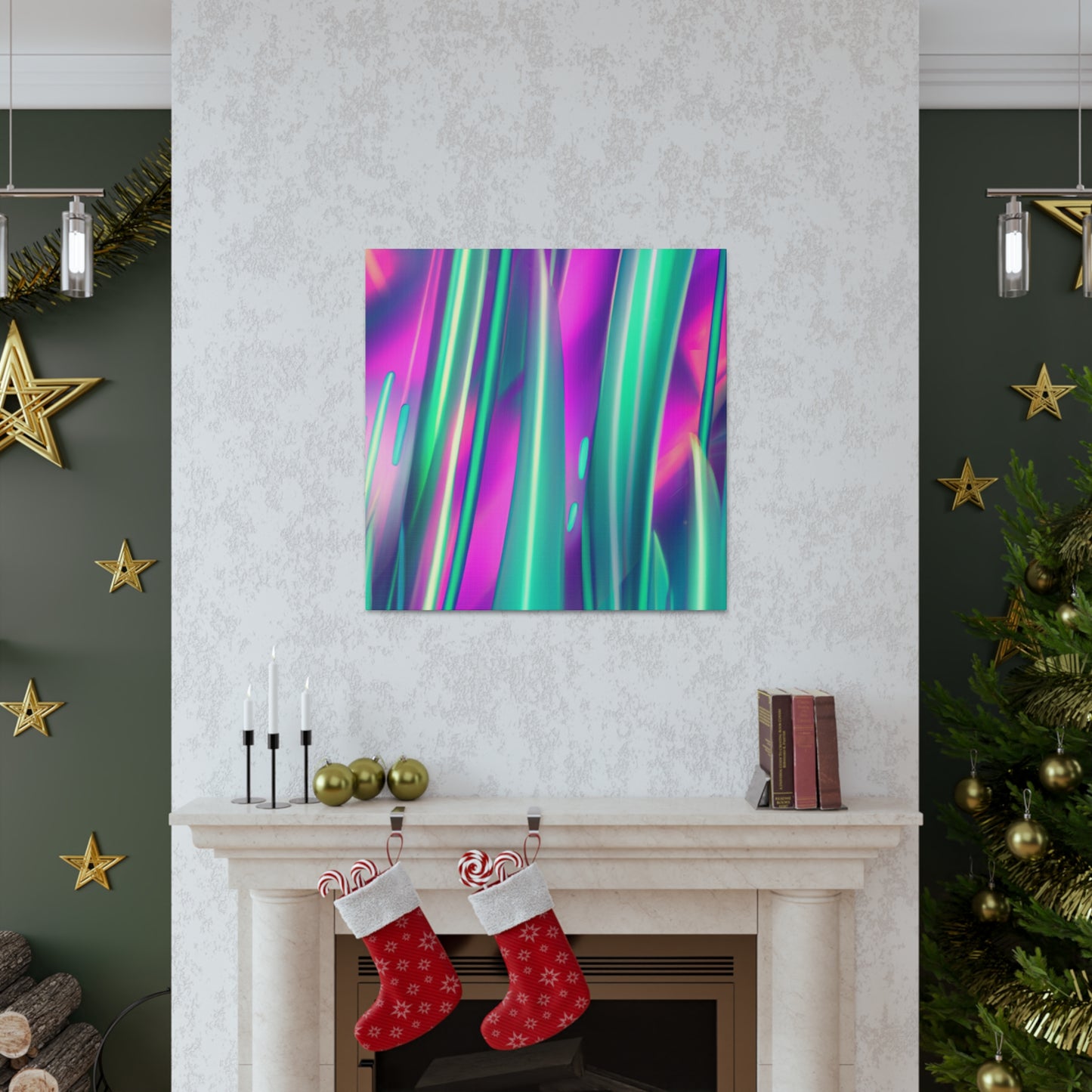 "Digital Illuminated Reflection" - Canvas