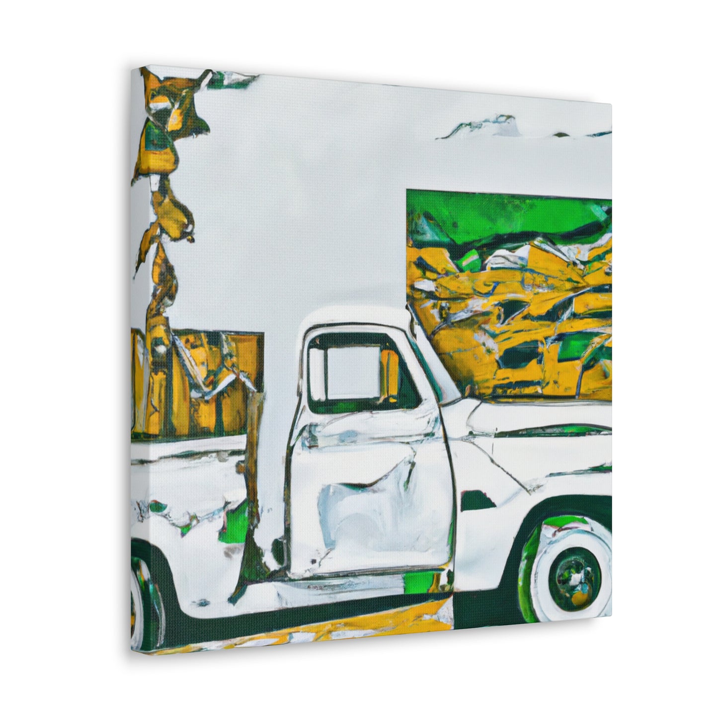 "Aging Pickup Solitude" - Canvas