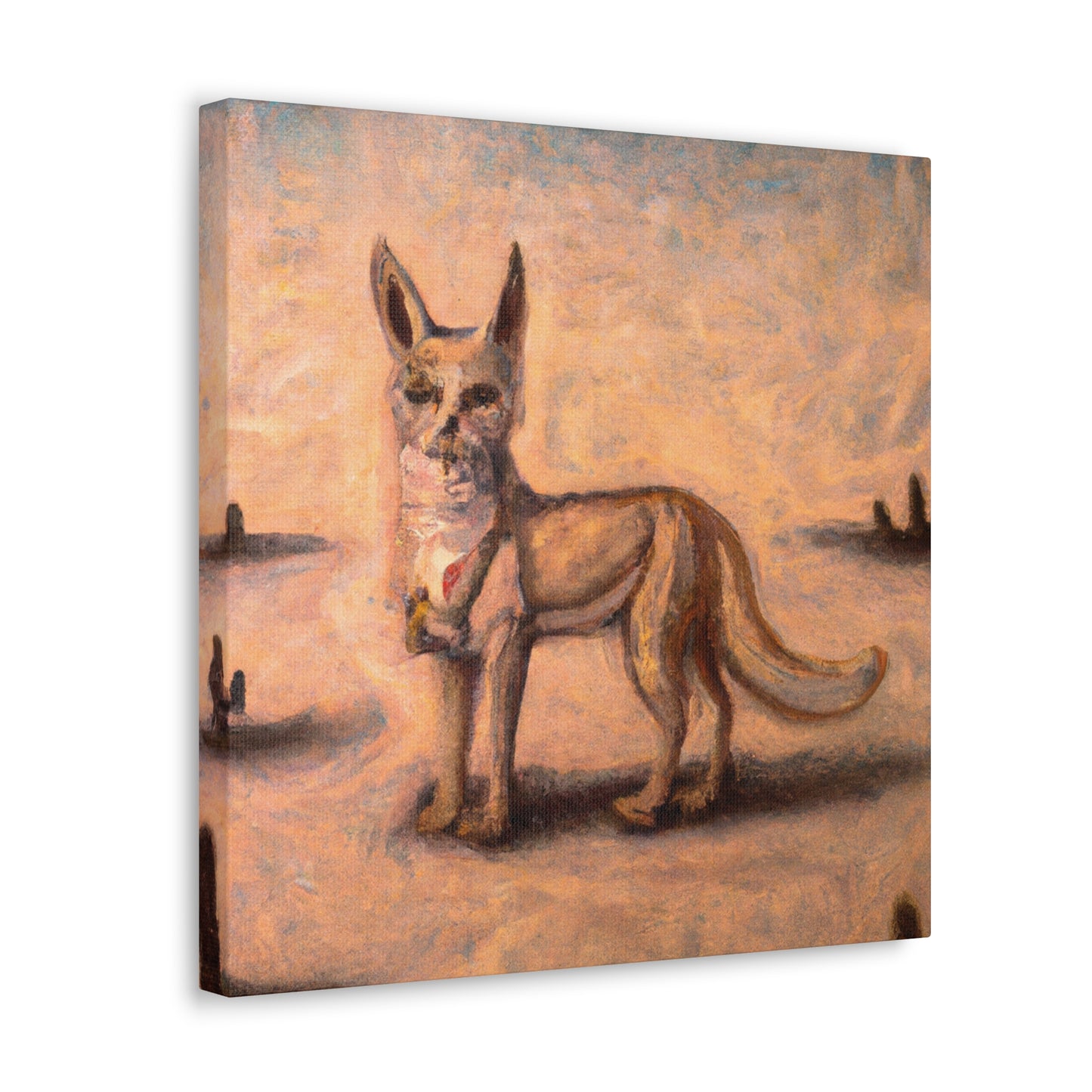 "Coyote in Renaissance". - Canvas