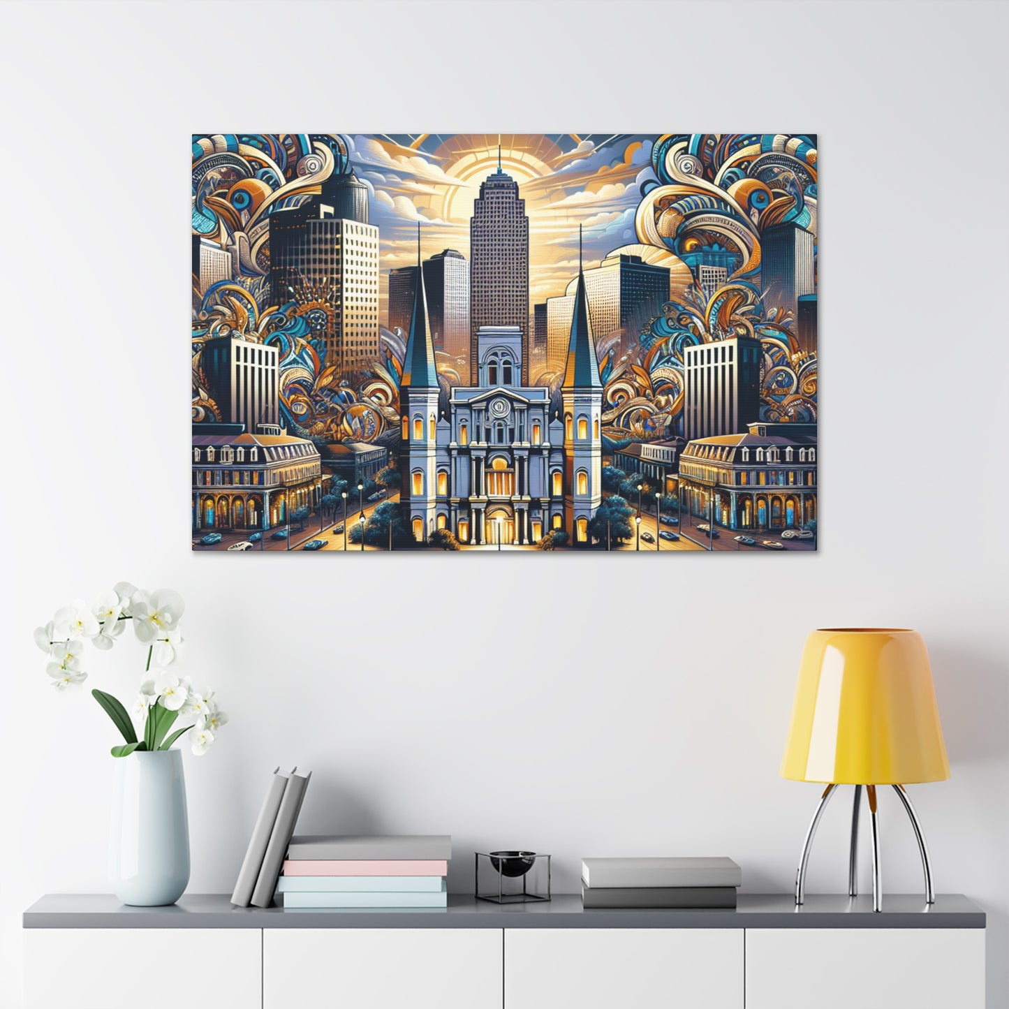 Jazzed City Revelry - Canvas