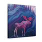 Moose in Art Deco - Canvas