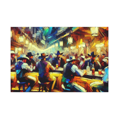 Desert Saloon Serenade - Canvas