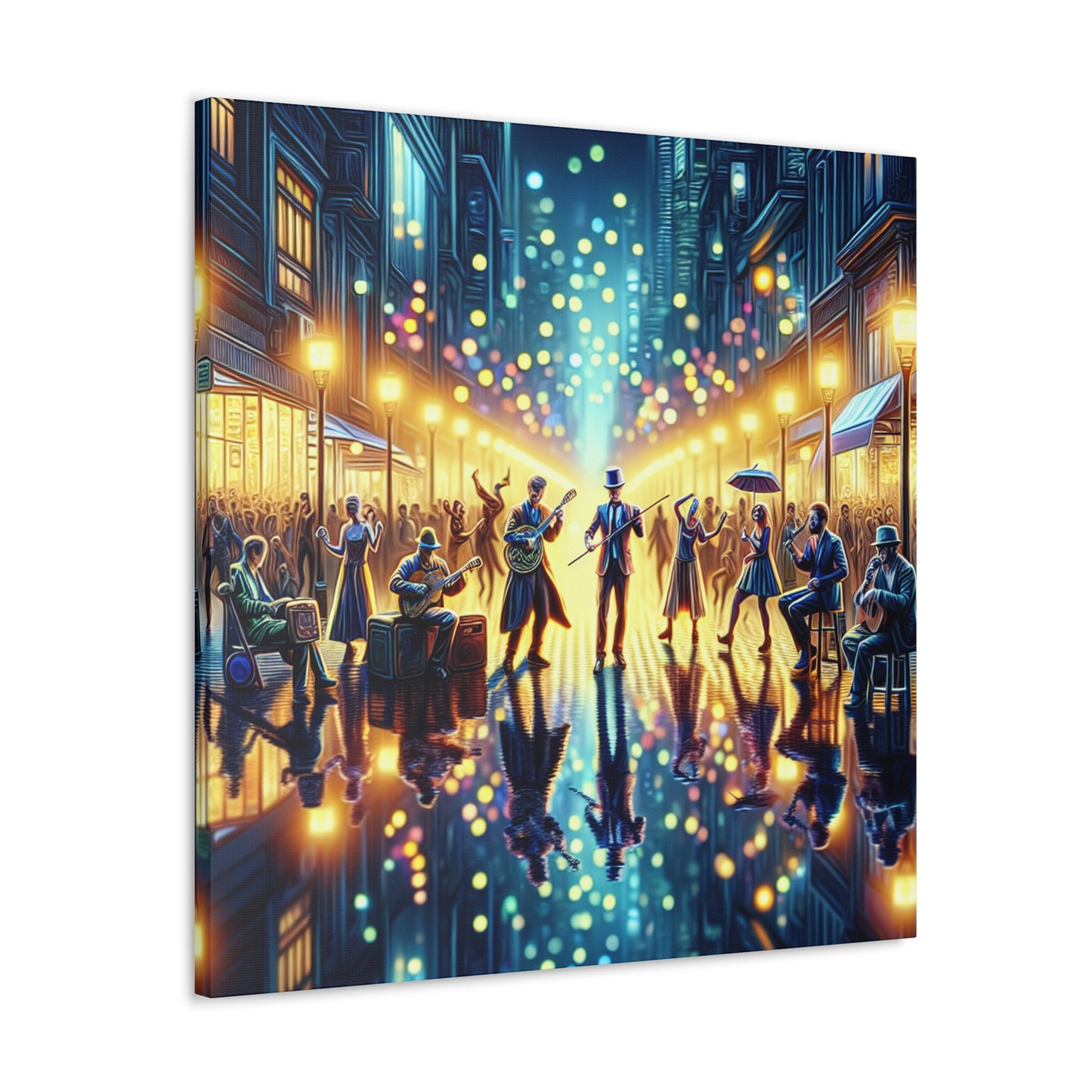 "Mimes of the Metropolis" - Canvas