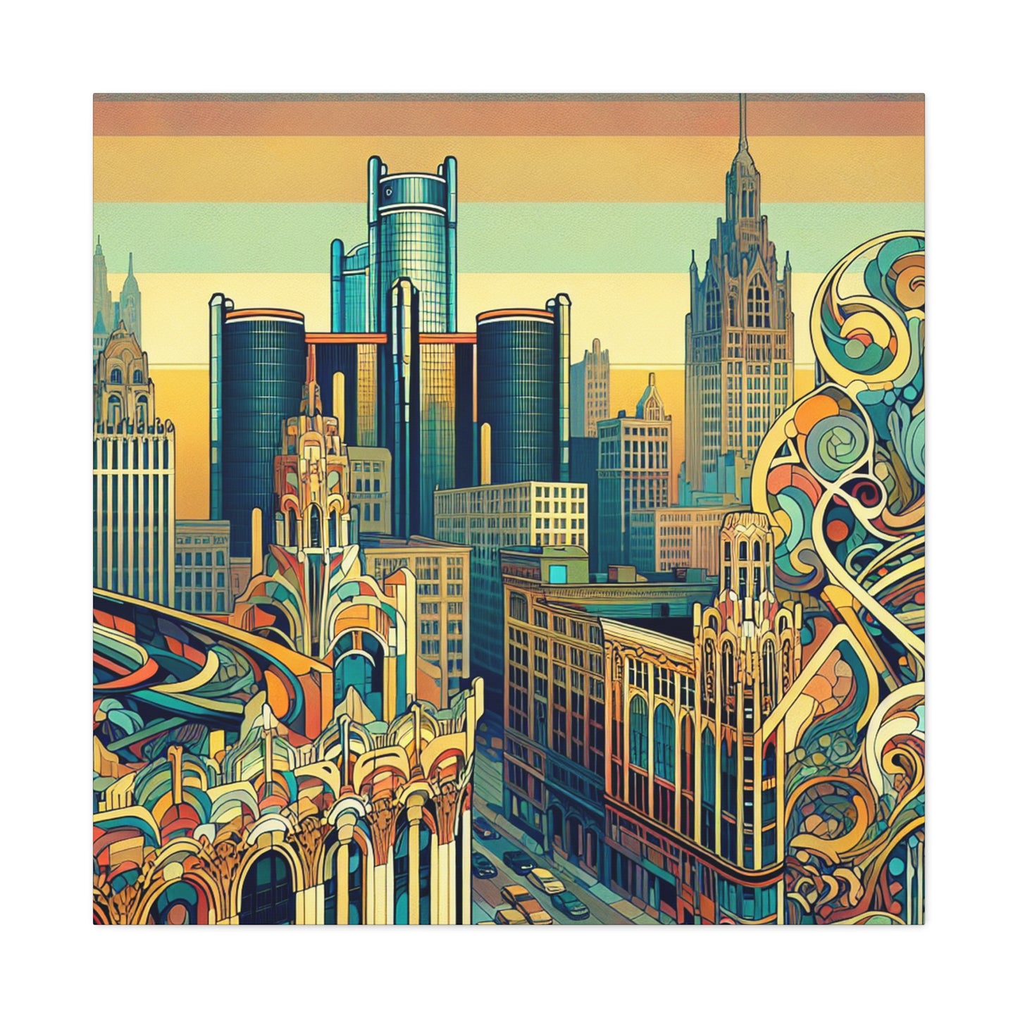 "Enchanting Motor City" - Canvas