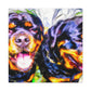 Fierce Rottweiler Impression - Canvas