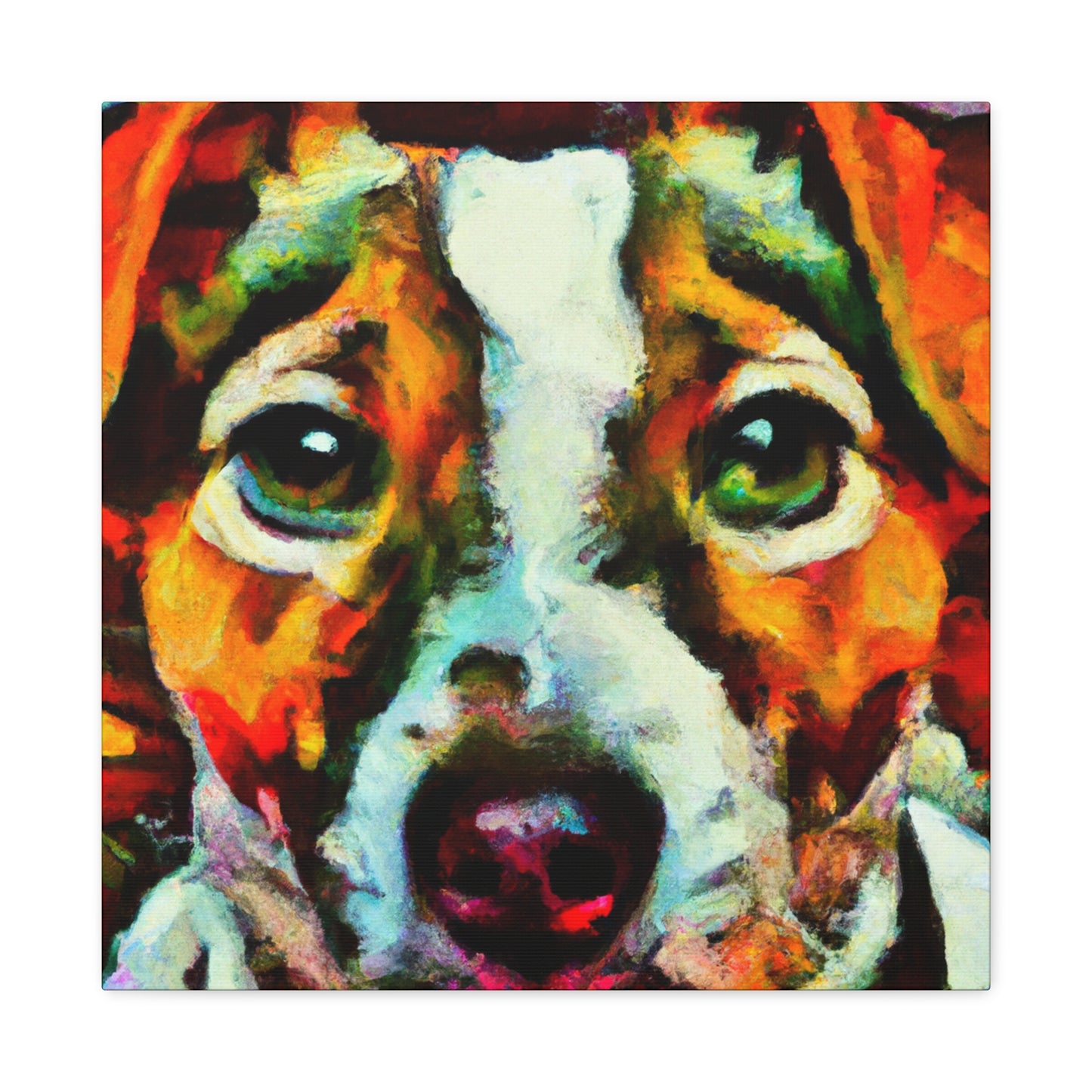 "Jack Russell Terrier Vista" - Canvas