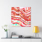 "Bacon in Bloom Art" - Canvas