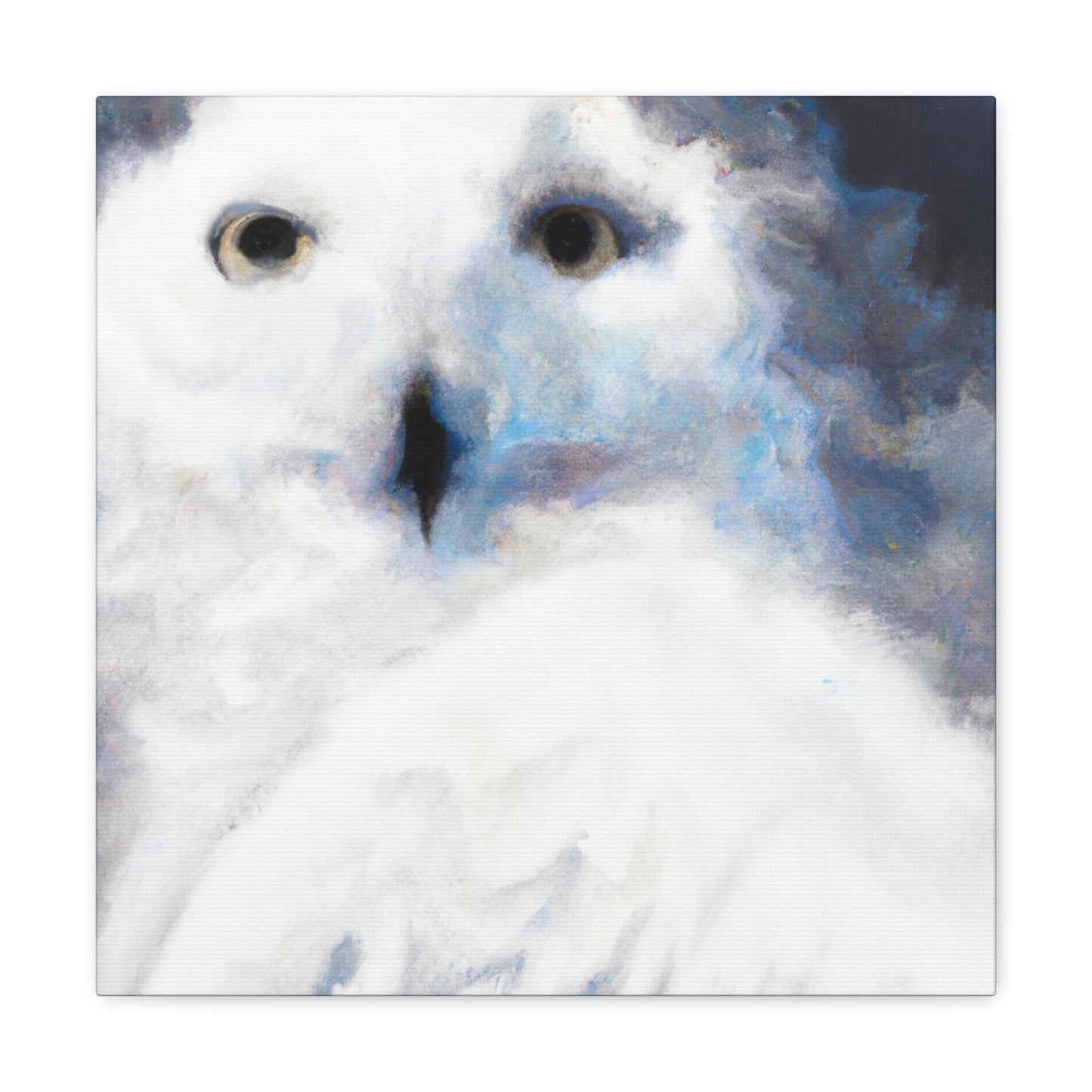 Snowy Owl Impressionism - Canvas