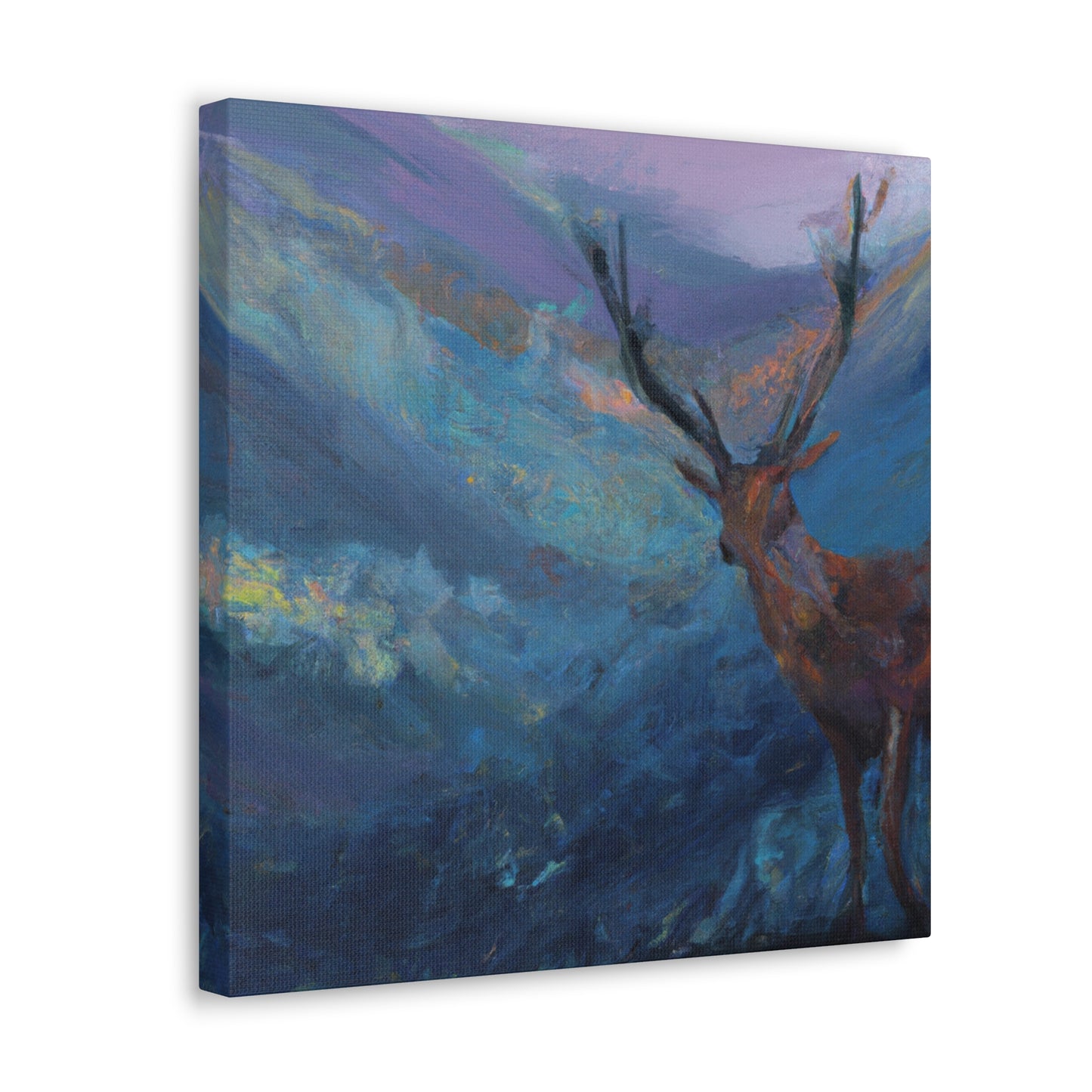 Deer in the Forest - Canvas