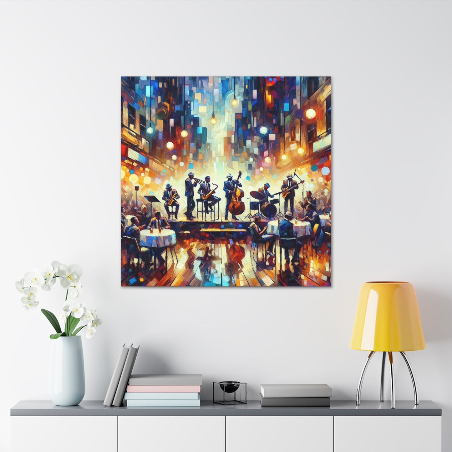 "Lively Rhythms of Jazz" - Canvas