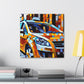 "Taxi On the Move" - Canvas