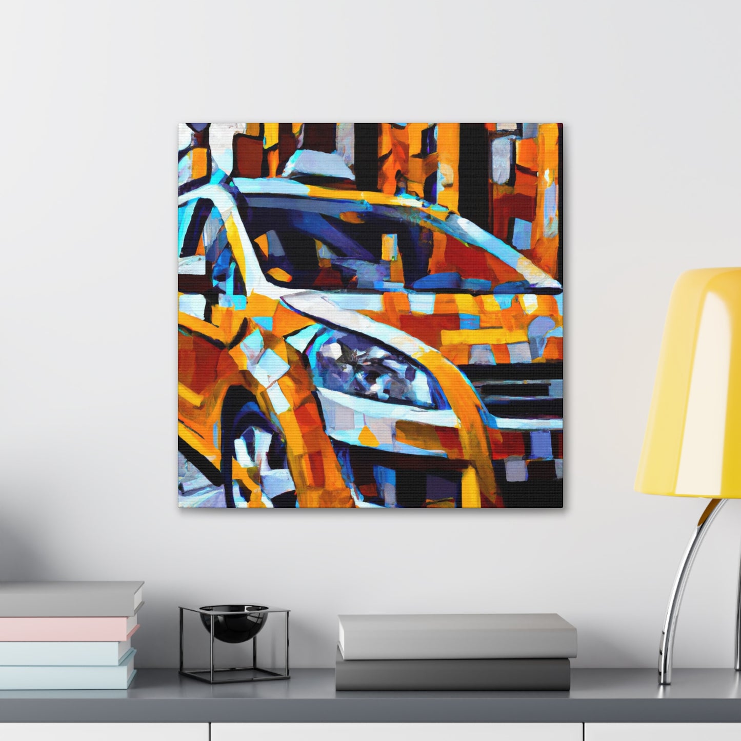 "Taxi On the Move" - Canvas