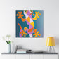 Gecko in Art Deco - Canvas