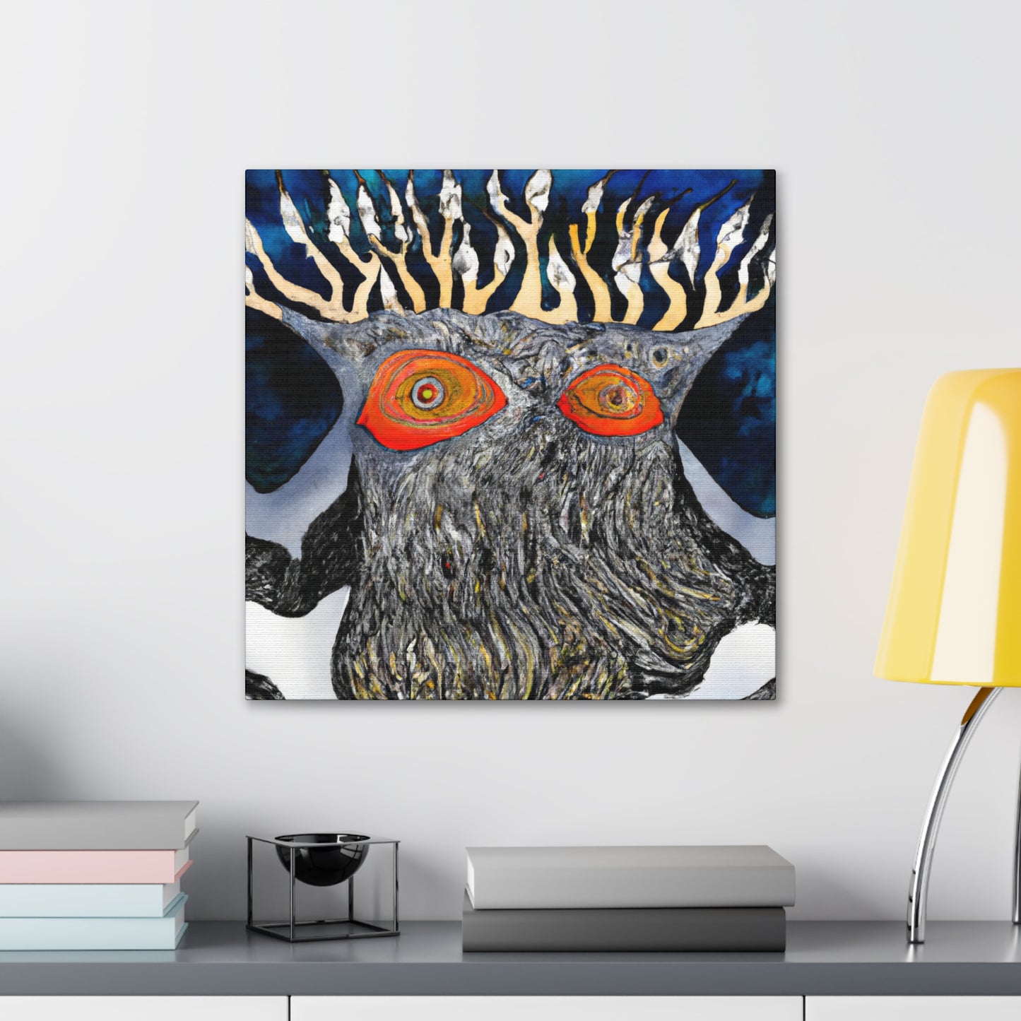 Porcupine in Dreamscape - Canvas