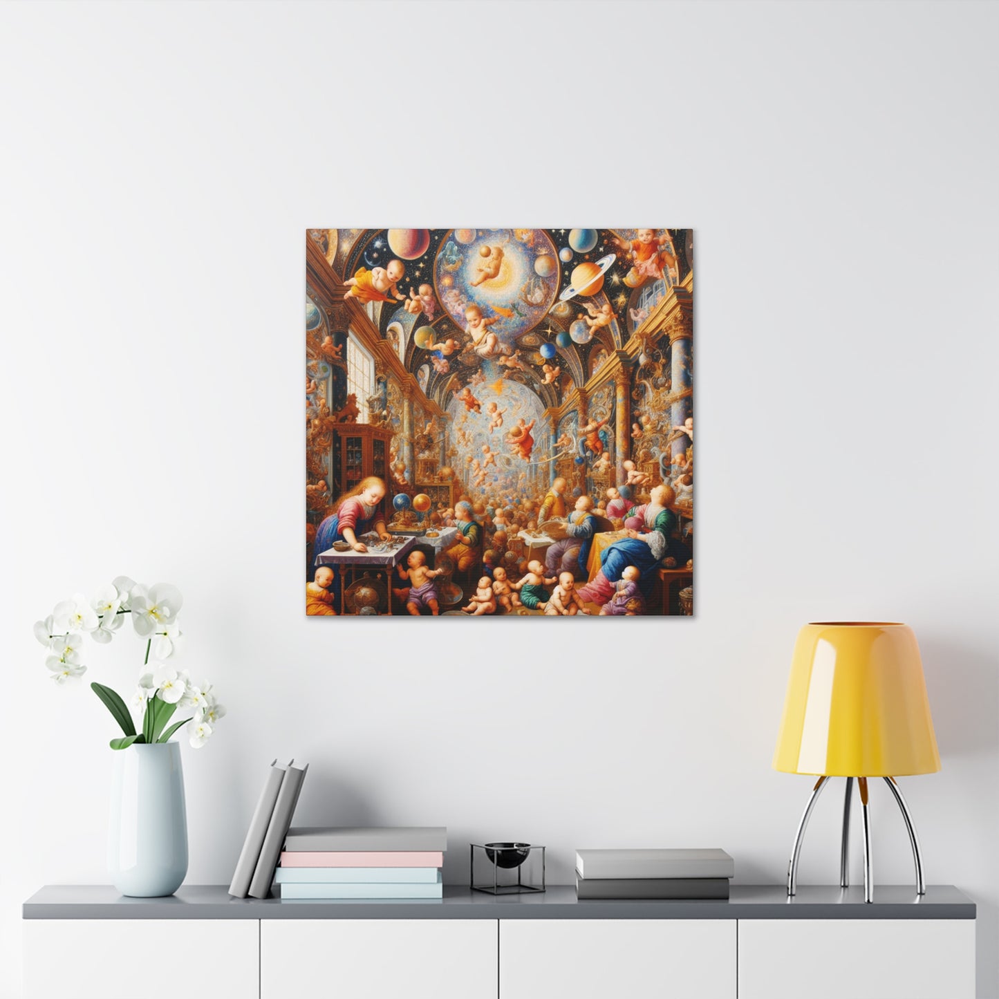 "Stellar Serenade: Celestial Harmonies" - Canvas