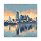 "Melodic Cityscape Medley" - Canvas