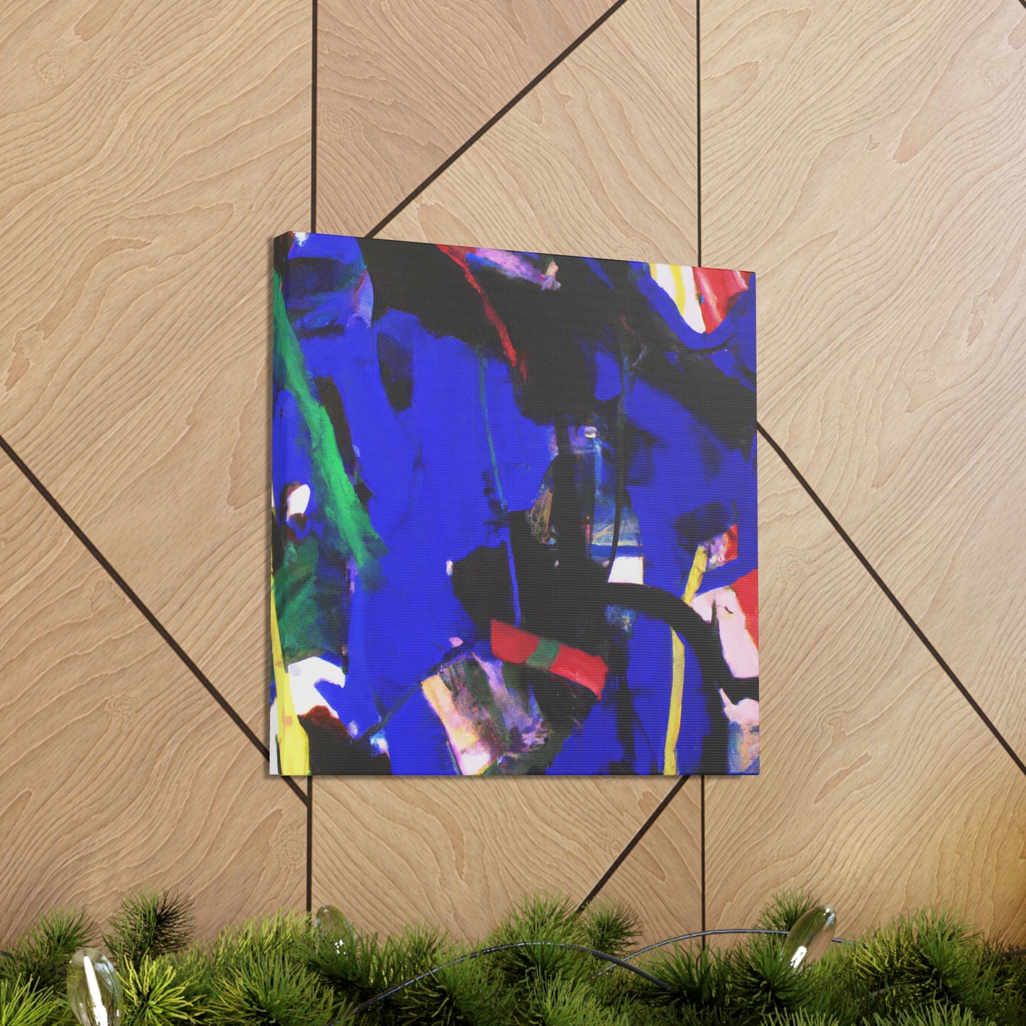 "Moody Abstract Reflection" - Canvas