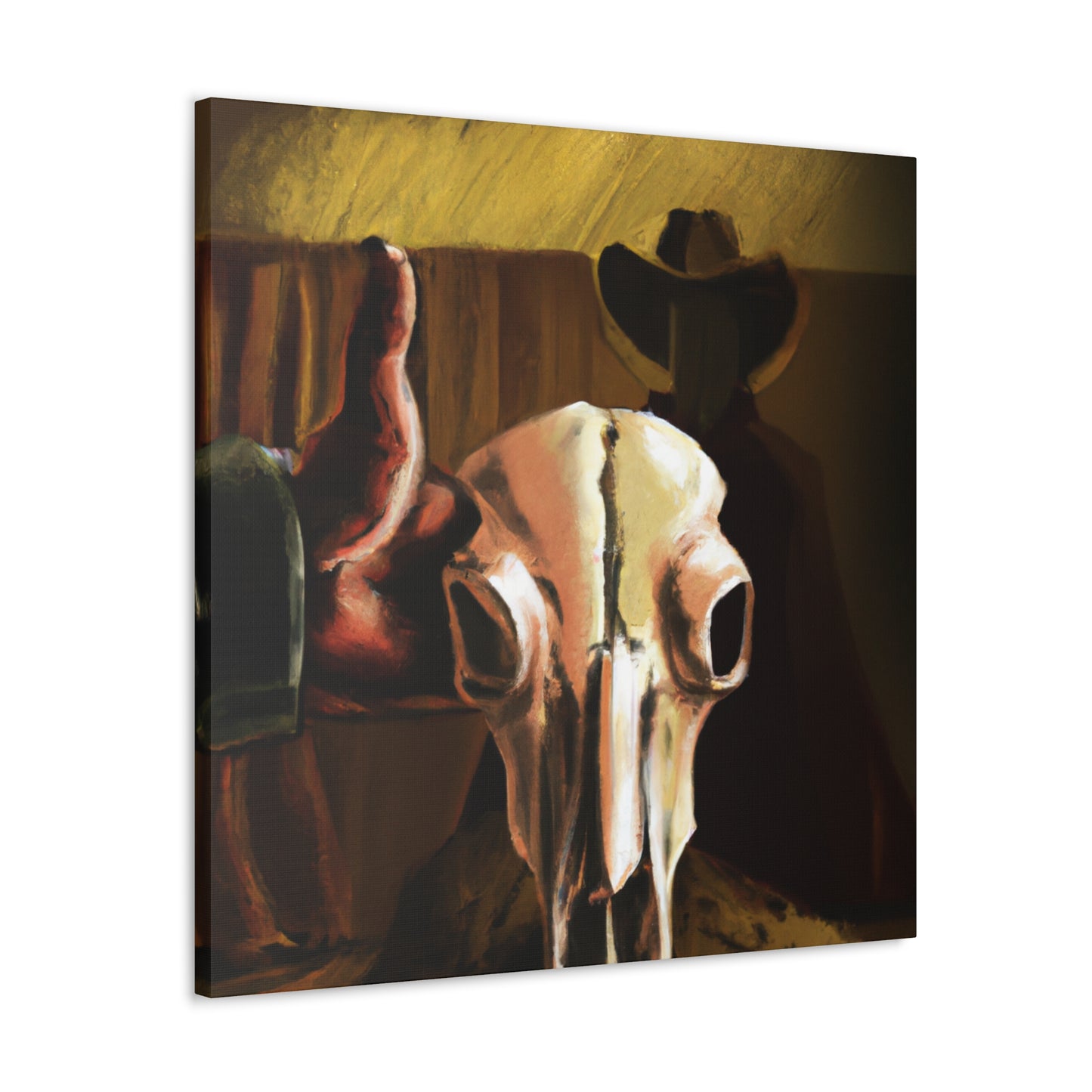 Cow Skull Apollo Dream - Canvas