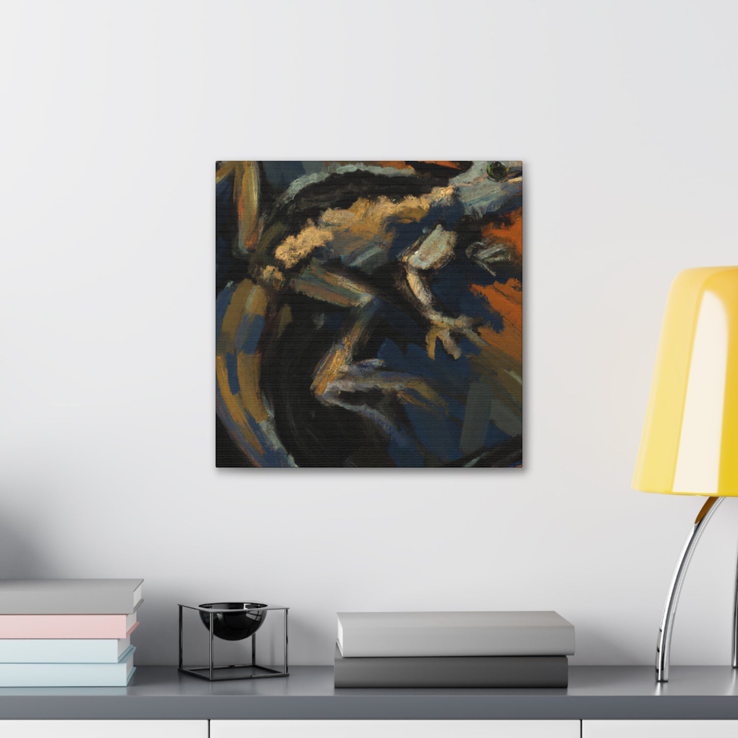 "Lizard Dance of Abstraction" - Canvas