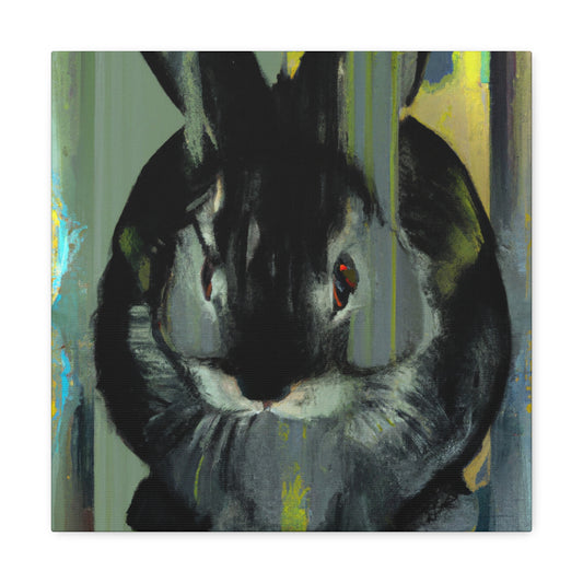 Rabbits in Abstraction - Canvas