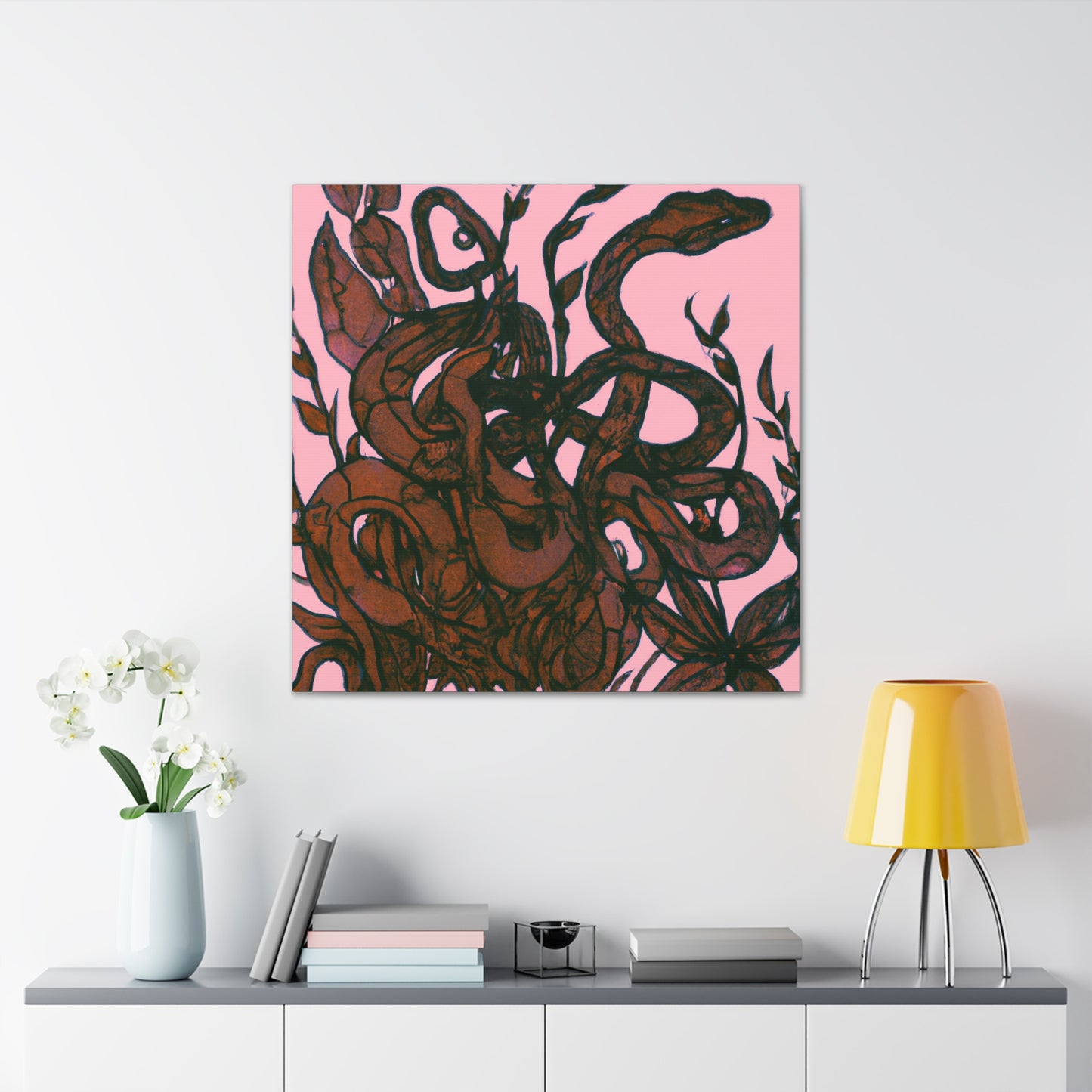 "Python Minimalism Represented" - Canvas