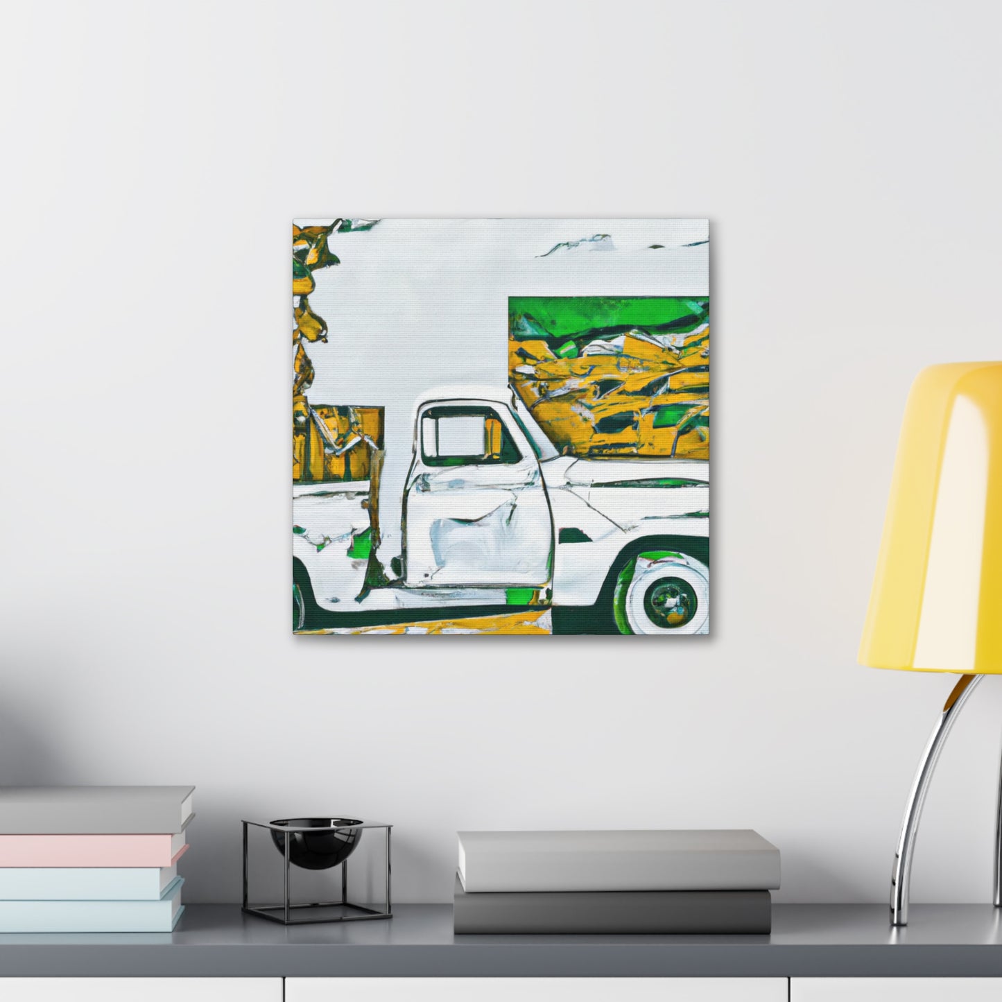 "Aging Pickup Solitude" - Canvas