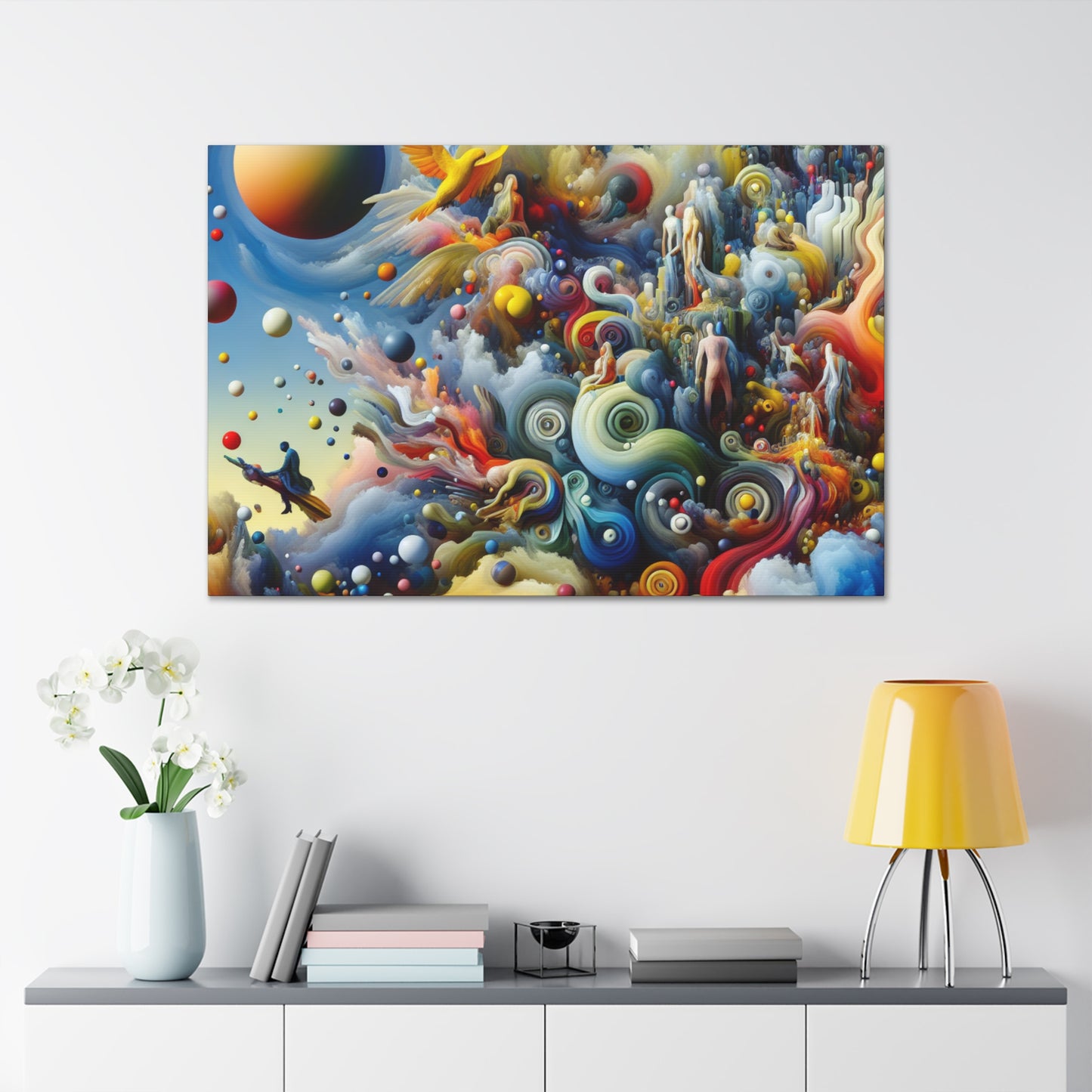 Cosmic Dreamscape Symphony. - Canvas