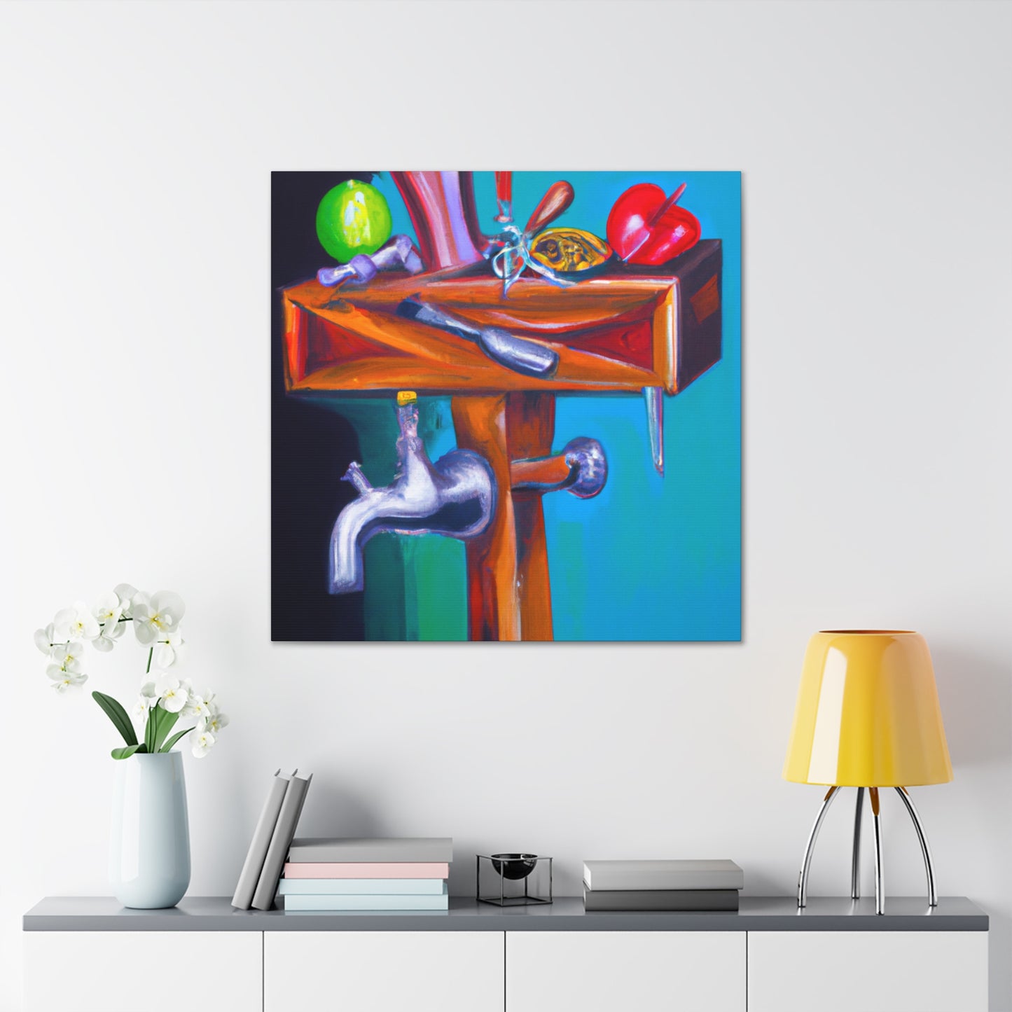 "Bar Tap Dreamscape" - Canvas