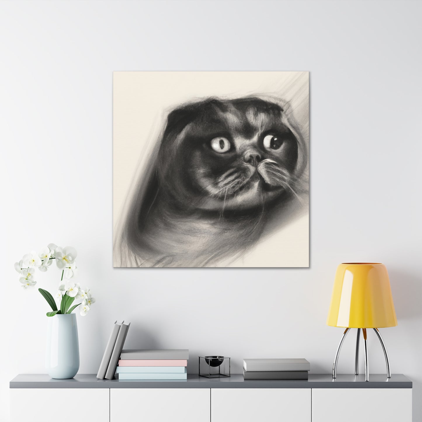 Scottish Fold Innocence - Canvas