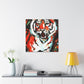 Roaring Bengal Tiger - Canvas