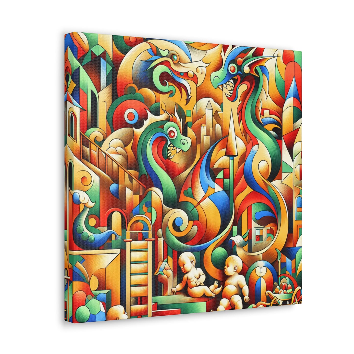 Dragon Dreamscape Delight - Canvas