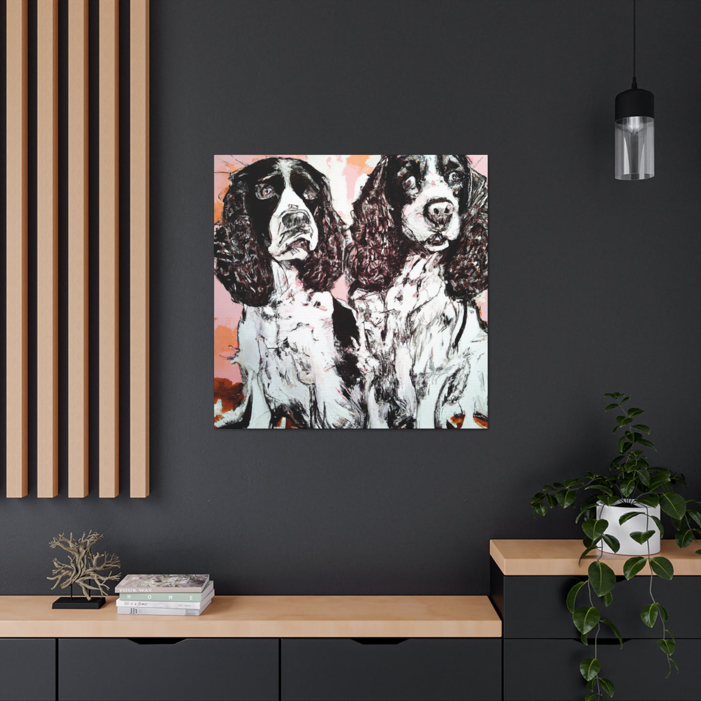 "Spaniel of the Streets" - Canvas