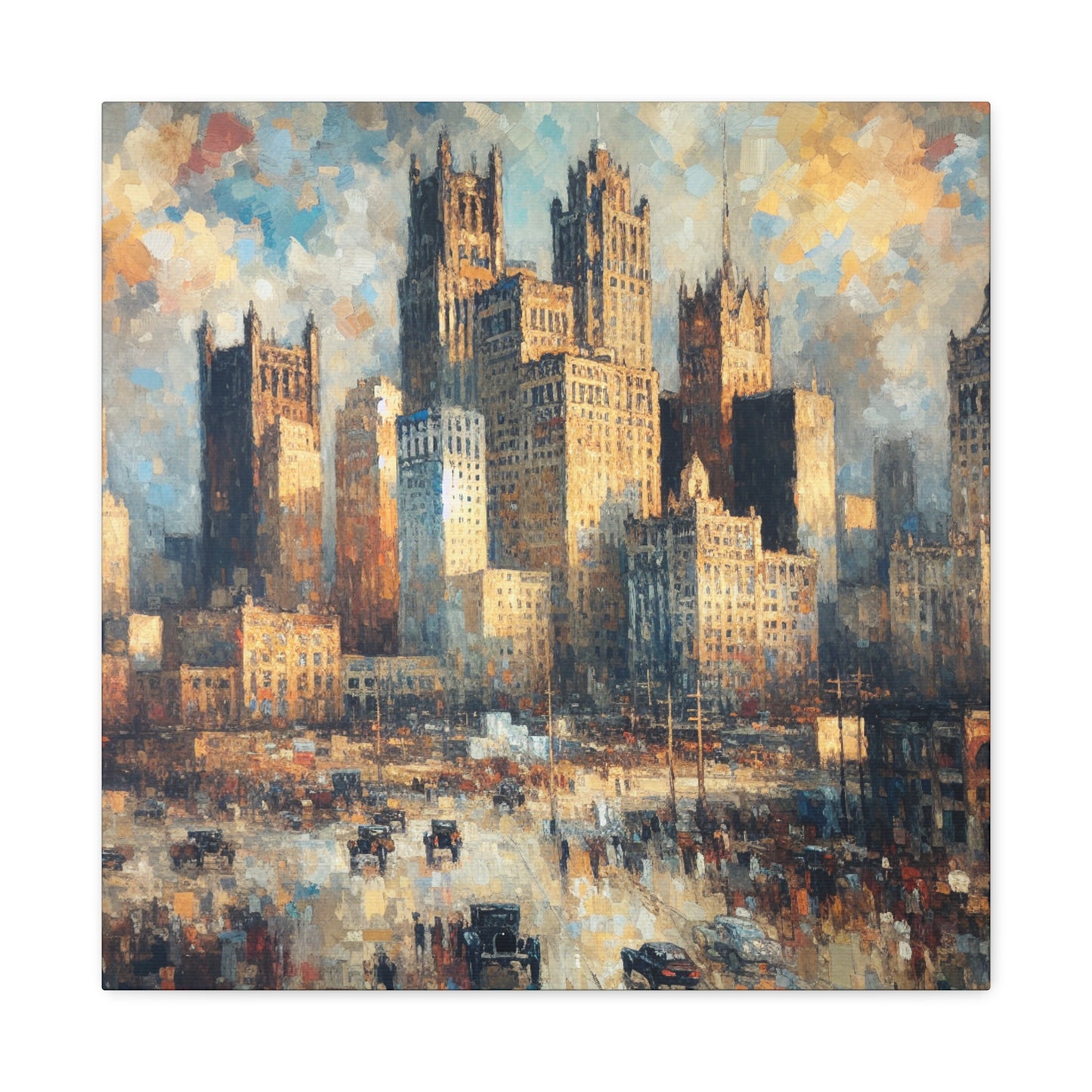 "City in Motion" - Canvas